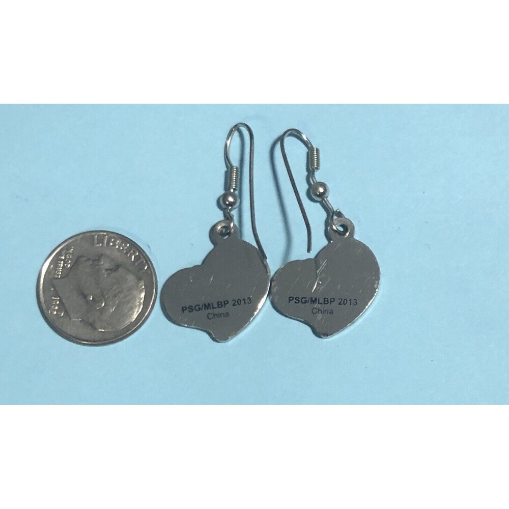 1 pair of 2013 Baltimore Orioles Sparkly Bird Logo Earrings - Picture 2 of 3